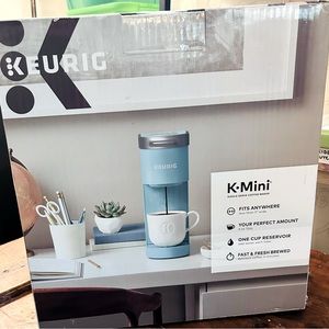 Keurig K Mini BLUE OASIS coffee machine